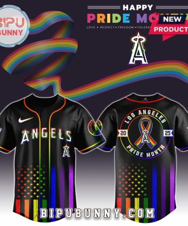 Los Angeles Angels Happy Pride Month Baseball Jersey