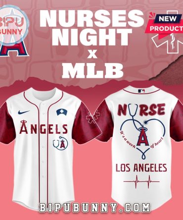Los Angeles Angels MLB Nurses Game Night Baseball Jersey
