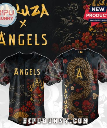 Los Angeles Angels MLB x Yakuza Bloodline Baseball Jersey