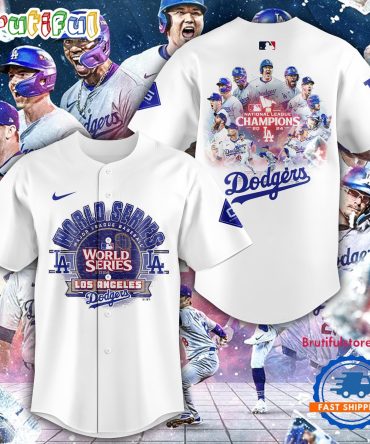 Los Angeles Dodgers 2024 National League Champions World Series Baseball Jersey