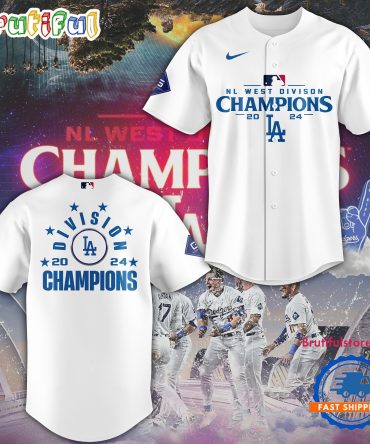 Los Angeles Dodgers 2024 NL West Divison Champs Jersey