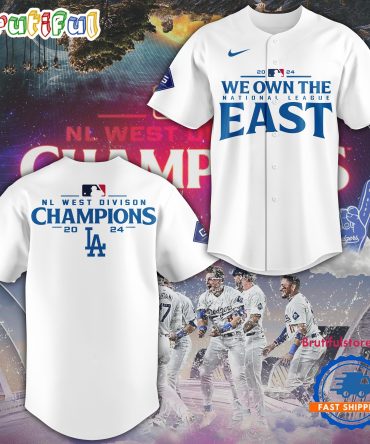 Los Angeles Dodgers 2024 We One The NL West Divison Champs Jersey Shirt