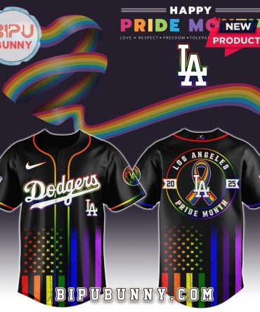 Los Angeles Dodgers Happy Pride Month Baseball Jersey