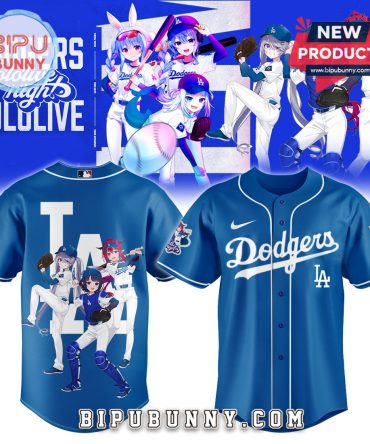 Los Angeles Dodgers Hololive 2025 Baseball Jersey