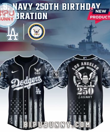 Los Angeles Dodgers MLB x 250 U.S. Navy Baseball Jersey