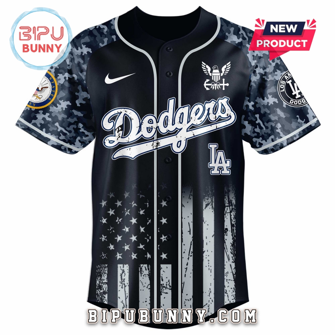 Los Angeles Dodgers MLB x 250 U.S. Navy Baseball Jersey - Image 2