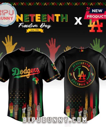 Los Angeles Dodgers MLB x Juneteenth Baseball Jersey