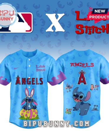 Los Angeles Dodgers MLB x Lilo and Stitch Baseball Jersey
