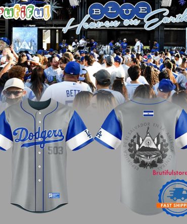 Los Angeles Dodgers Salvadoran Heritage Night Salvador Jersey Shirt