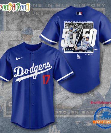 Los Angeles Dodgers Shohei Ohtani 50 50 Club Jersey Shirt