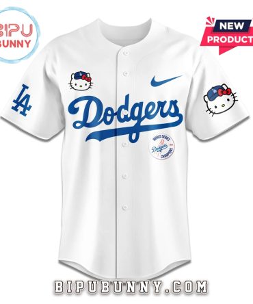 Los Angeles Dodgers X Hello Kitty Limited Baseball Jersey