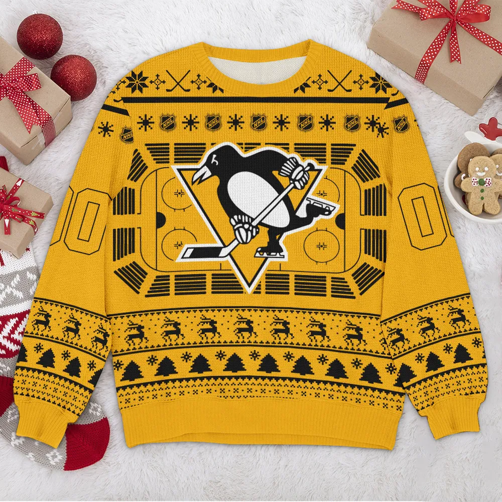 Special Release Pittsburgh Penguins NHL Ugly Sweater All Over Prints Christmas Season QTNHLVA160924A144