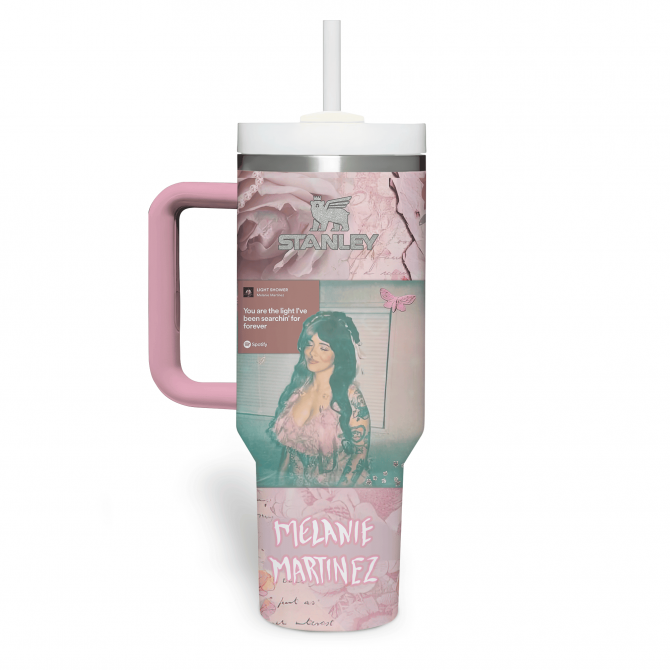 Melanie Martinez Music Custom Stanley Quencher 40oz Stainless Steel Tumbler With Handle - Image 2
