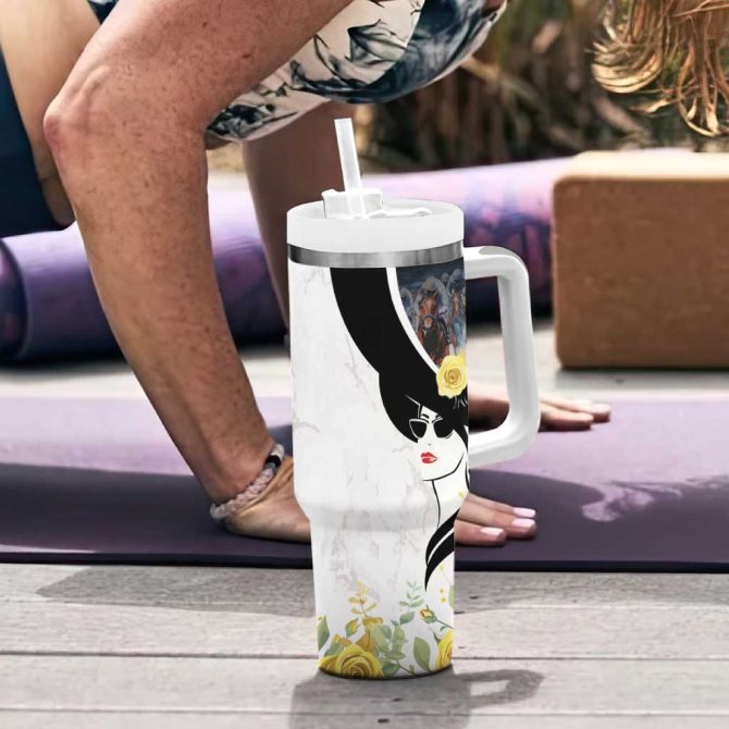 Melbourne Horse Racing Derby Day Custom Stanley Quencher 40oz Stainless Steel Tumbler With Handle - Image 6