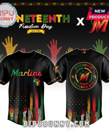 Miami Marlins MLB x Juneteenth Baseball Jersey
