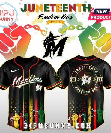 Miami Marlins MLB x Juneteenth Day 2025 Baseball Jersey