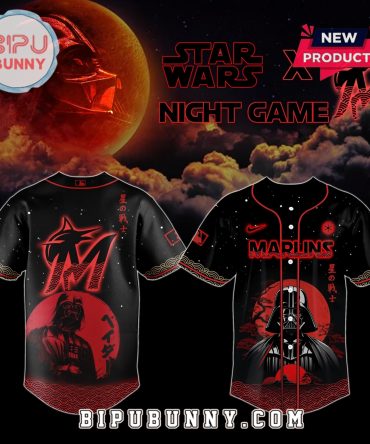 Miami Marlins x Star Wars Night Game Baseball Jersey