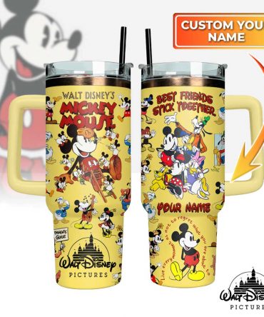 Mickey Mouse Custom Stanley Cup 40 oz 30 oz Tumbler With Handle