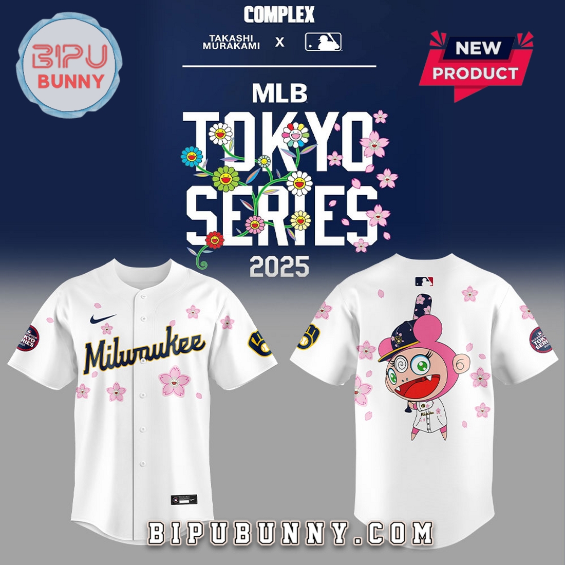 Milwaukee Brewers 2025 MLB Tokyo Series Baseball Jersey