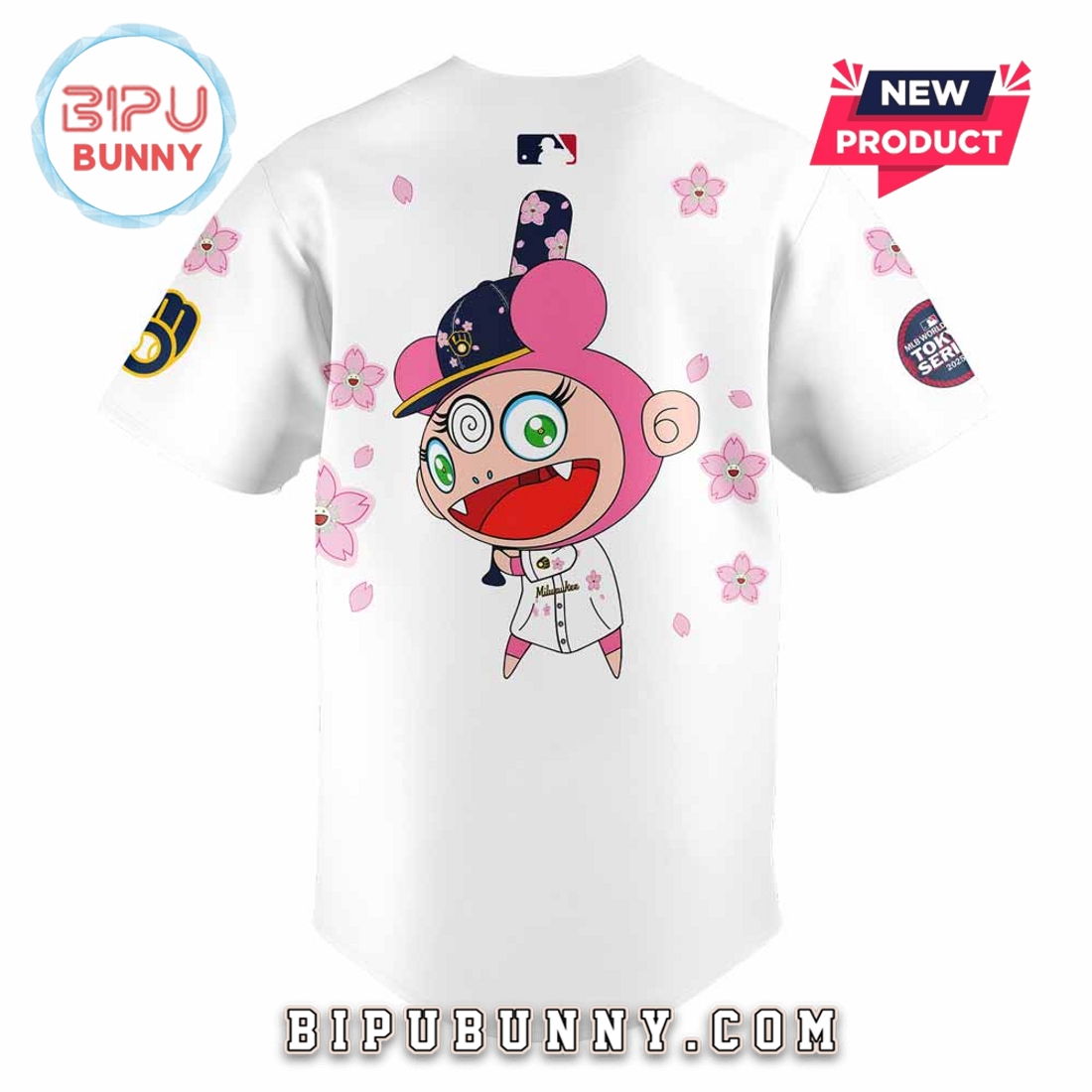 Milwaukee Brewers 2025 MLB Tokyo Series Baseball Jersey - Image 3