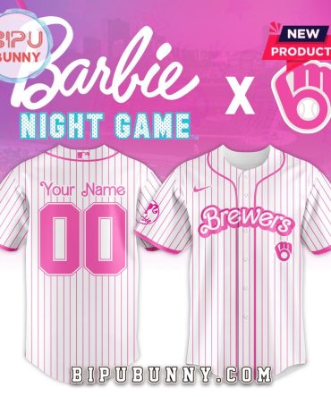 Milwaukee Brewers 2025 x Barbie Night Game Baseball Jersey