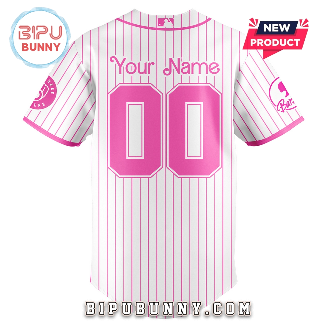 Milwaukee Brewers 2025 x Barbie Night Game Baseball Jersey - Image 3