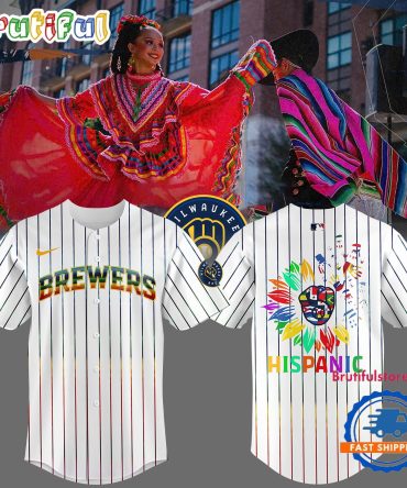Milwaukee Brewers Happy Hispanic Heritage Month 2024 Baseball Jersey