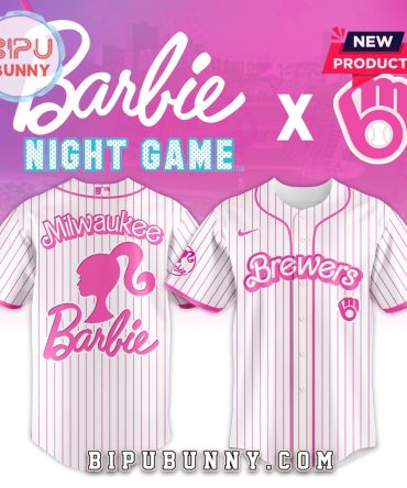Milwaukee Brewers MLB x Barbie Night Game Baseball Jersey