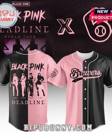 Milwaukee Brewers MLB x BLACKPINK Baseball Jersey