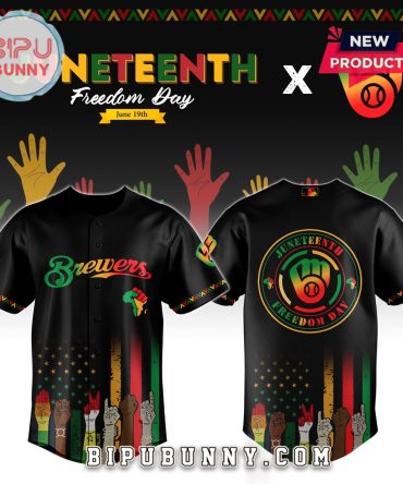 Milwaukee Brewers MLB x Juneteenth Baseball Jersey