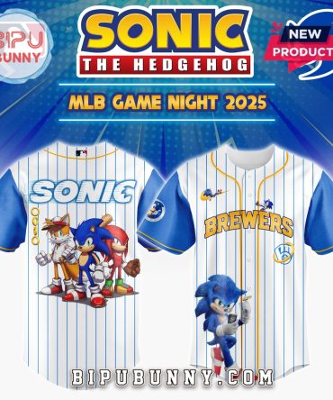 Milwaukee Brewers MLB x Sonic Game Night Baseball Jersey