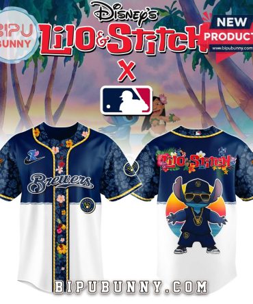 Milwaukee Brewers x Lilo and Stitch Baseball Jersey 2025