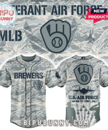Milwaukee Brewers x Veteran Air Force 2025 Baseball Jersey