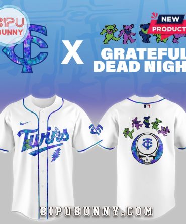 Minnesota Twins 2025 Grateful Dead Night Baseball Jersey