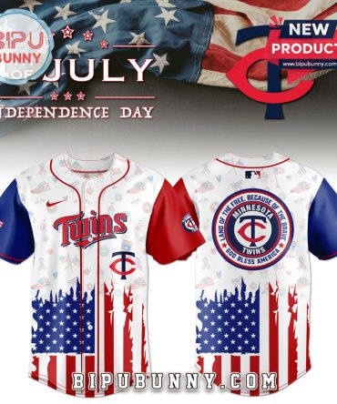 Minnesota Twins Independence Day Baseball Jersey 2025