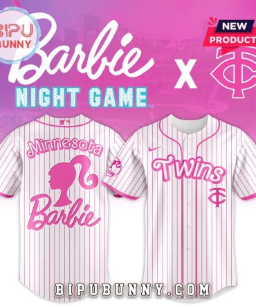 Minnesota Twins MLB x Barbie Night Game Baseball Jersey