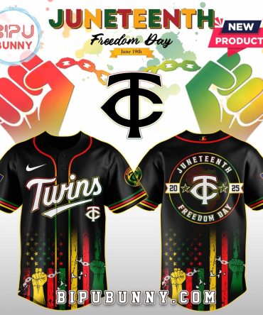 Minnesota Twins MLB x Juneteenth Day 2025 Baseball Jersey