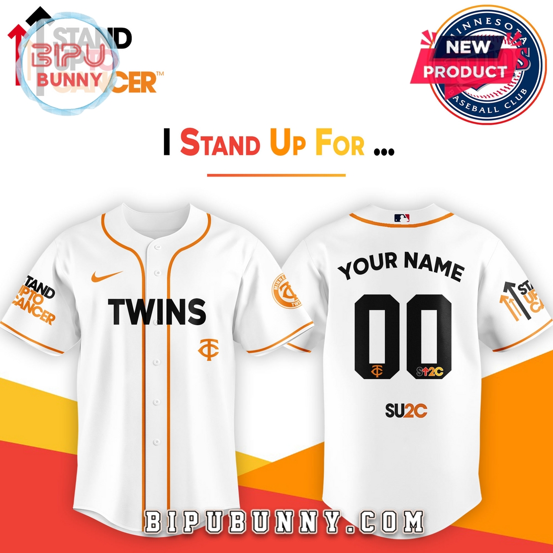 Minnesota Twins x Stand Up To Cancer 2025 Baseball Jersey