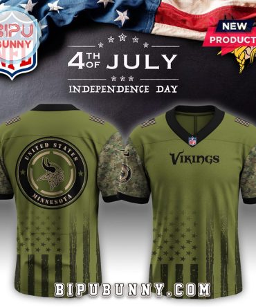 Minnesota Vikings NFL x Independence Day Baseball Jersey