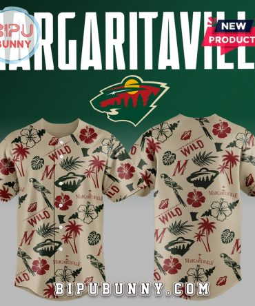Minnesota Wild x Margaritaville 2025 Baseball Jersey