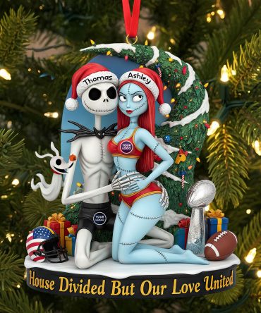 Spooky Couple Ornament - Personalized Gifts For Couple