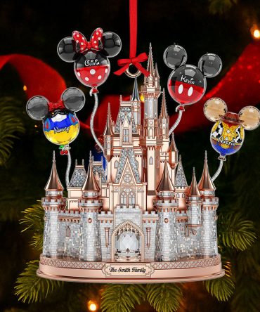 Balloon Family Ornament - Personalized Christmas Gifts For Family