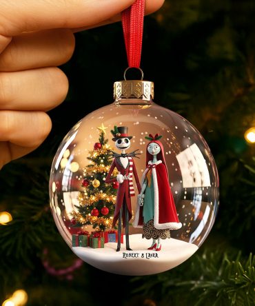 Spooky Couple Ornament - Personalized Gifts For Couple