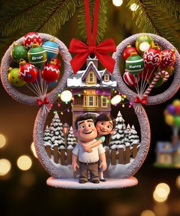 Cartoon Couple Ornament - Personalized Gifts For Couple