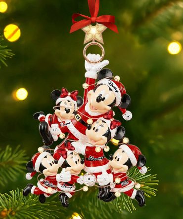 Playful Family Tree Ornament - Personalized Christmas Gifts For Family