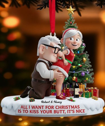 Old Naughty Couple Ornament - Personalized Gifts For Couple