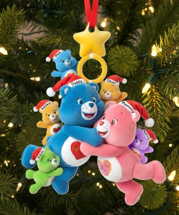 Cute Family Tree Ornament, Personalized Gifts For Family