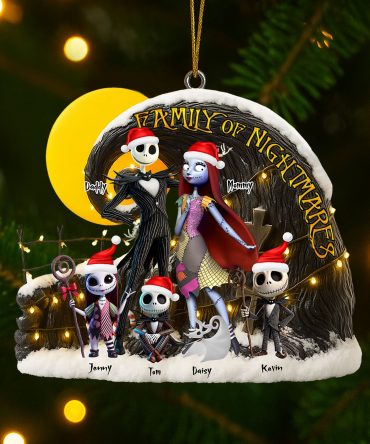 Spooky Family Ornament - Personalized Gifts For Family