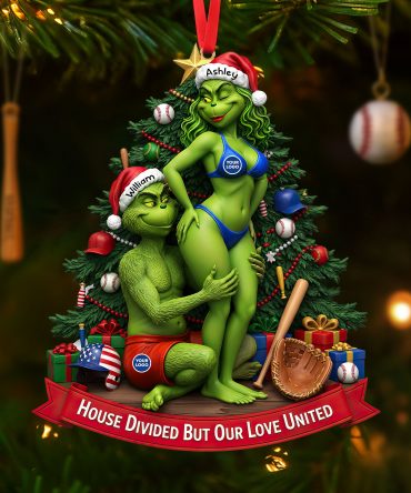 Personalized Gifts For Sport Lover Couple Christmas Ornament