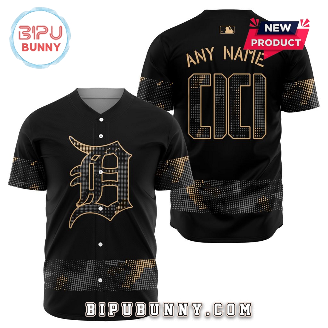 MLB Detroit Tigers 2025 Armed Forces Day Baseball Jersey